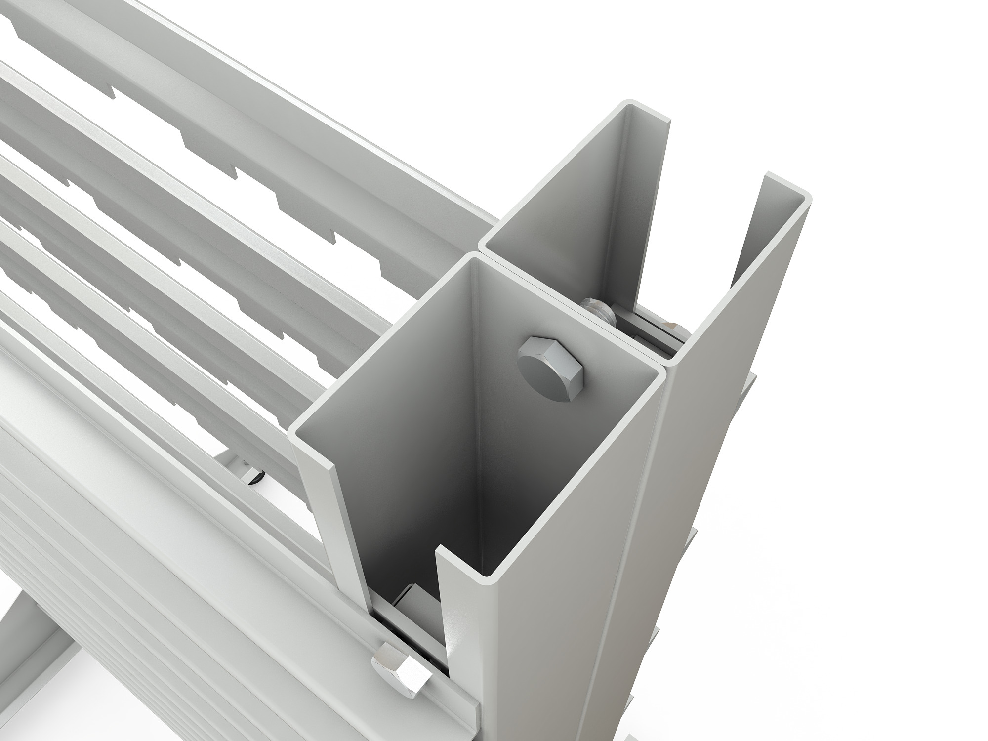 ER-00024087 Стеллаж для пластиковых лотков SORTEX односторонний 1800x1000x450.05