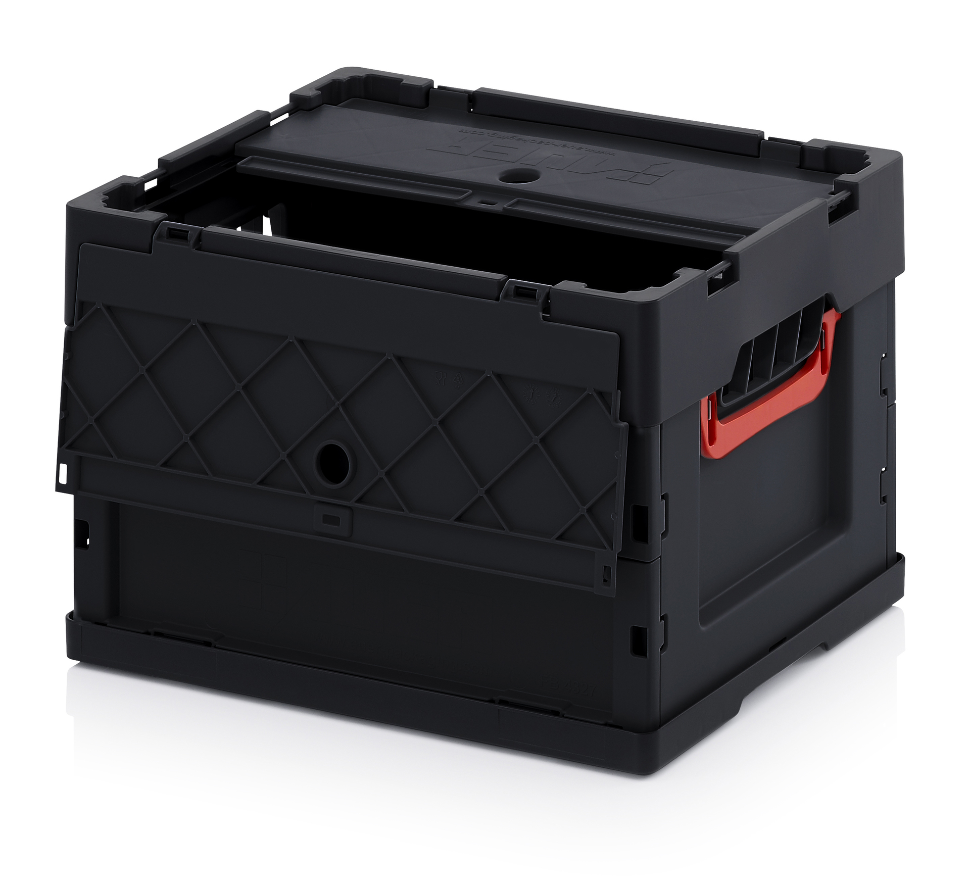 ESD FBD 43/27 Складной ящик ESD с крышкой 400x300x270 мм