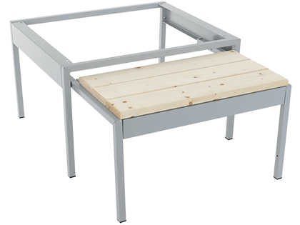 Подставка с выдвижной скамьей LS-21-60 ВСК 360x600x770 мм