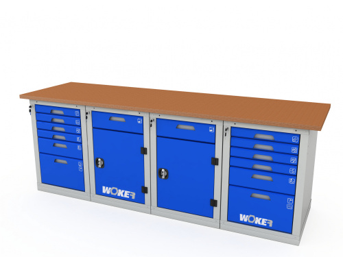 ER-00020716 Верстак четырехтумбовый WOKER PRO 46226.2400